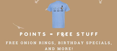 Canadian Honker Loyalty Program points equals free stuff.
